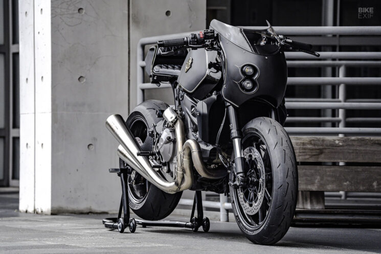 Ducati Monster 821 café racer by Rough Crafts