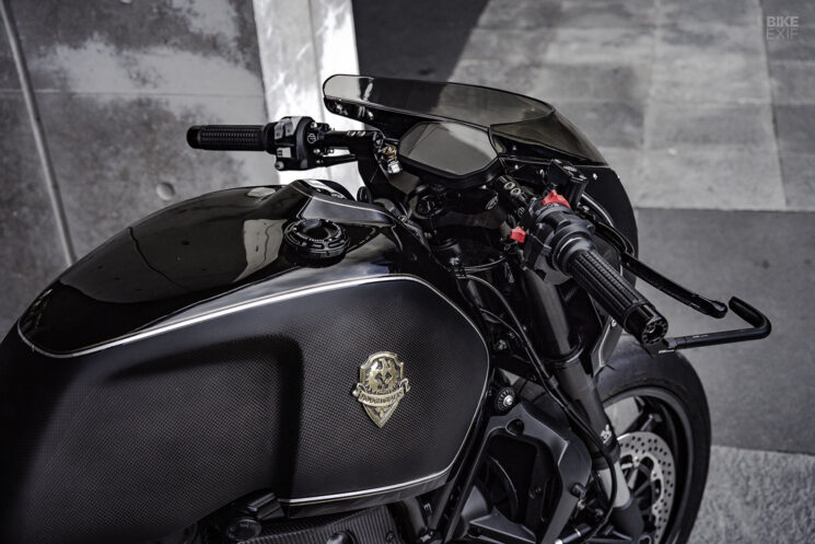 Ducati Monster 821 café racer by Rough Crafts