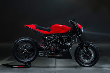 Ducati Multistrada cafe racer by NorthEast Custom