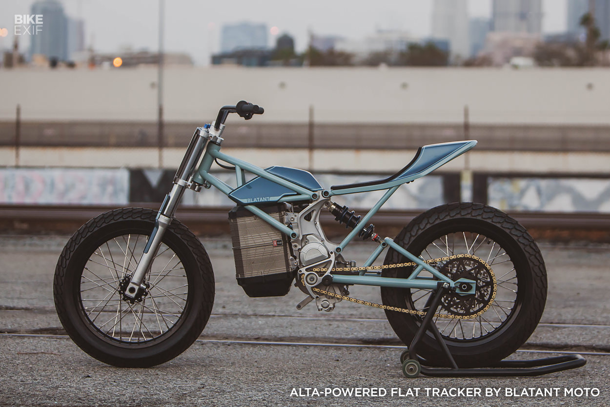 Custom electric flat tracker by Blatant Moto