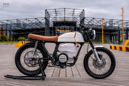 Honda CB200 electric conversion by Omega Motors