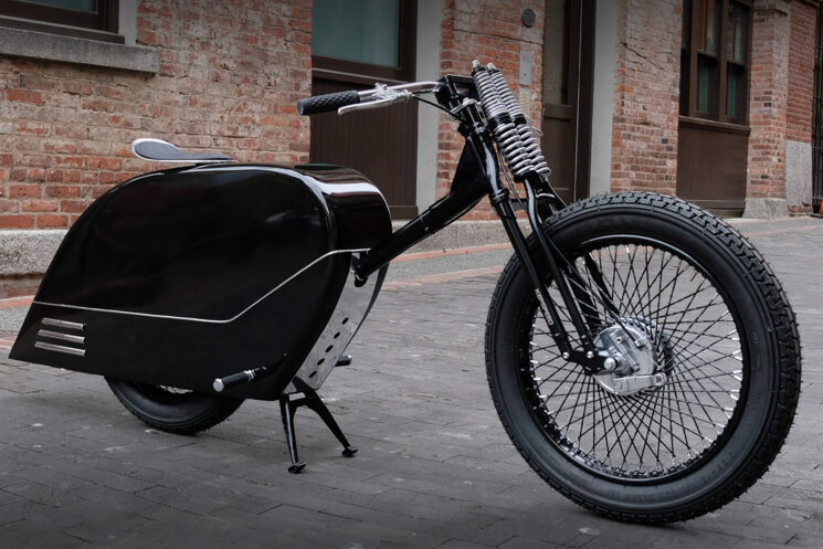 Electric Honda Super Cub by Sally's Speed-Shop