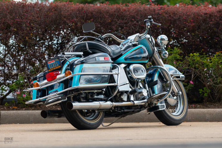 Elvis Presley's 1976 Harley FLH