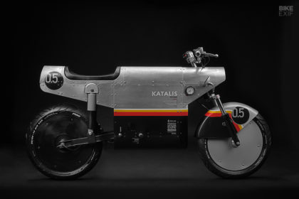 The Katalis EV.500, an electric motorcycle concept based on the Selis Garuda