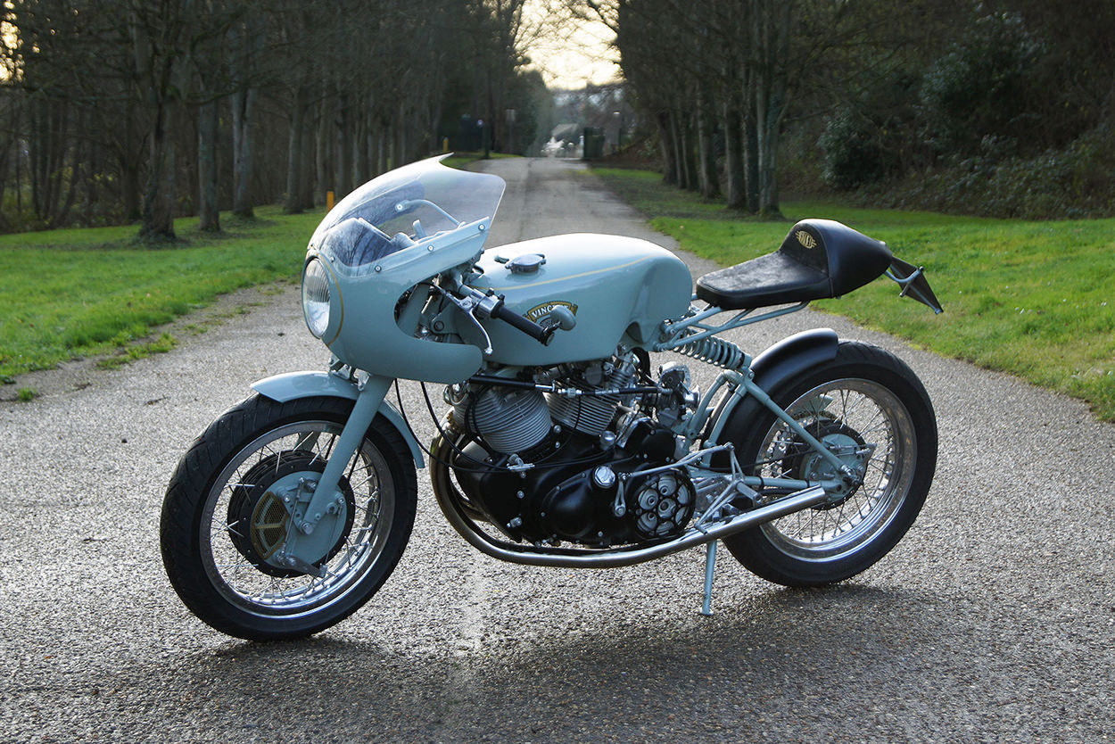 Godet Motorcycles Grey Lightning Vincent