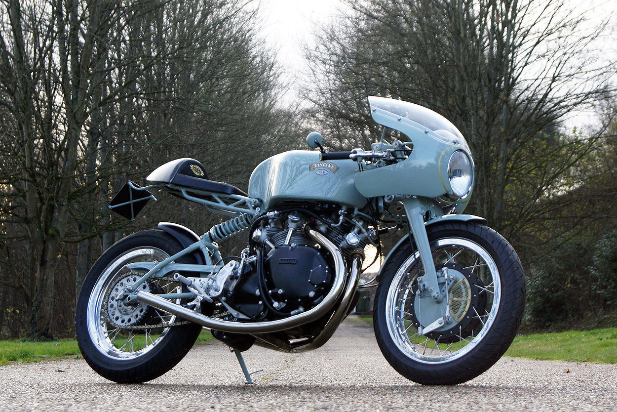 Godet Motorcycles Grey Lightning Vincent