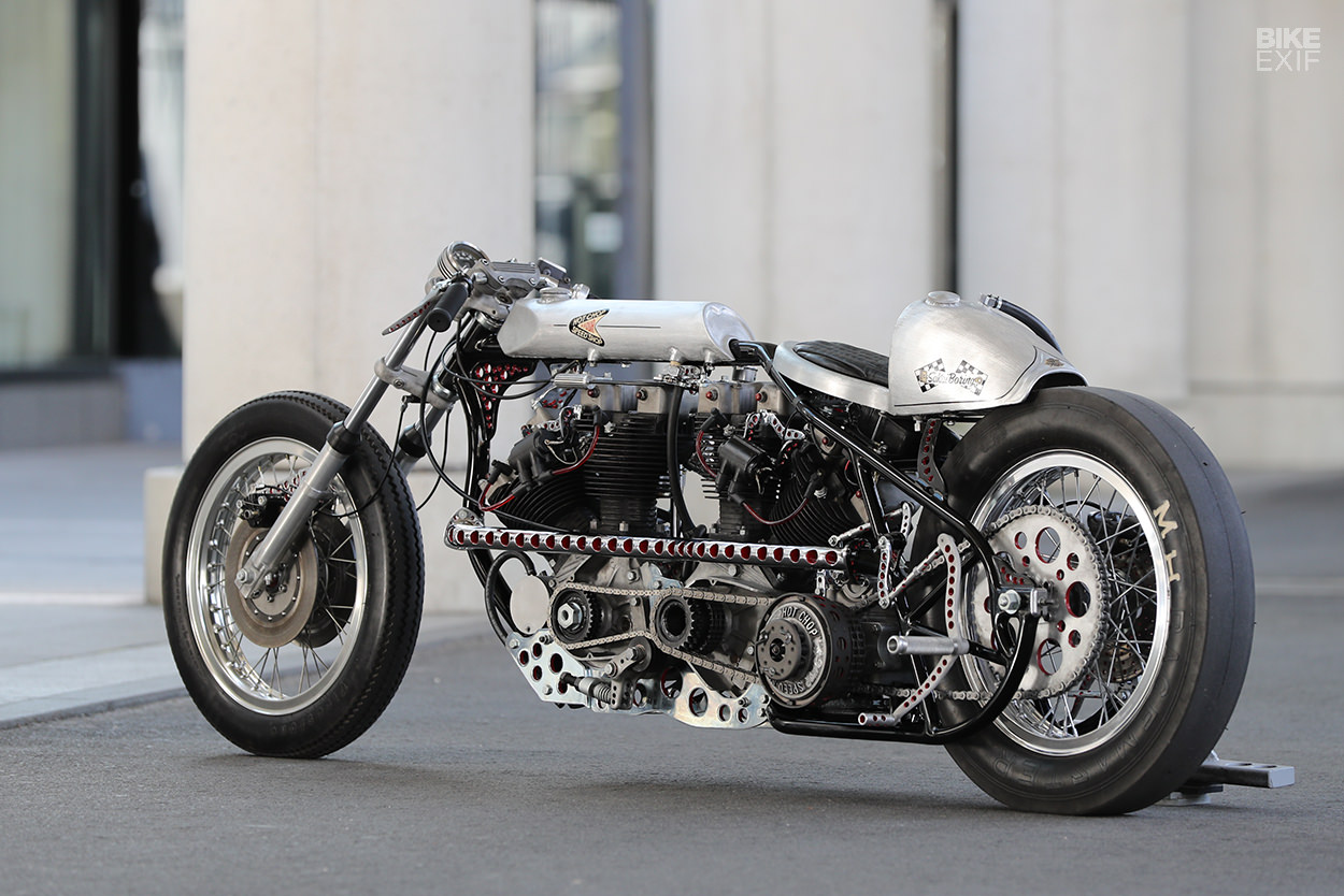 Twin-engined Harley drag bike by Hot Chop Speed Shop of Japan