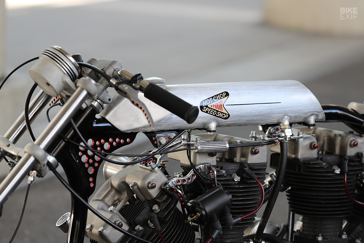 Twin-engined Harley drag bike by Hot Chop Speed Shop of Japan