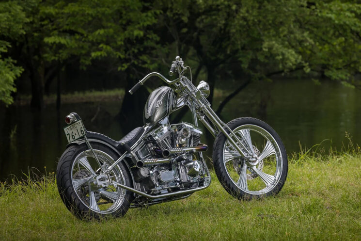 Harley-Davidson Evolution chopper by CW Zon