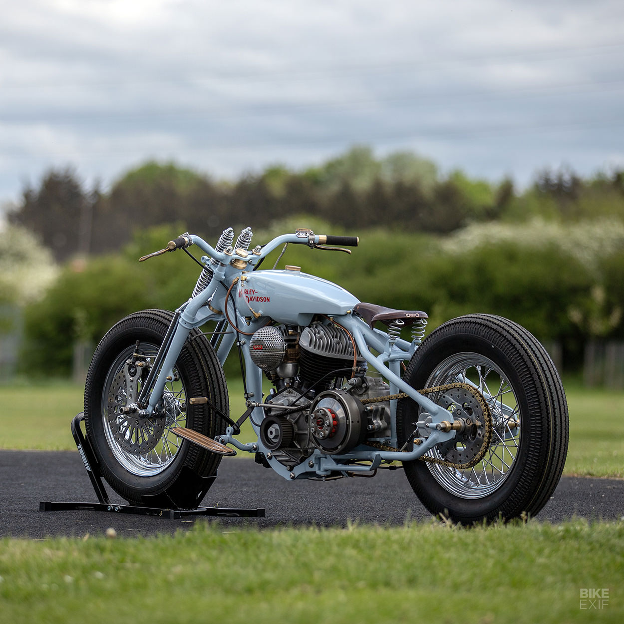 1943 Harley-Davidson WLC flathead bobber by BobC Custom Motorcycles