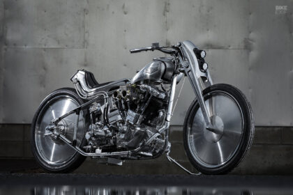 Mooneyes Best of Show Harley shovelhead by CW Zon