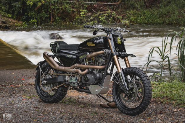 Harley Sportster dual-sport conversion by Purpose Built Moto