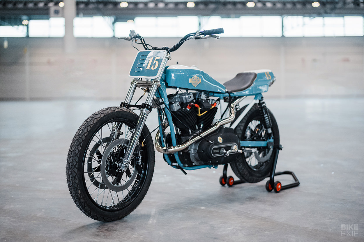 1979 Harley XLCR tracker by Danny Schneider of HardNine Choppers