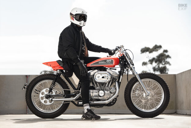 Replica Harley XR750 tracker from Gasoline Motor Co