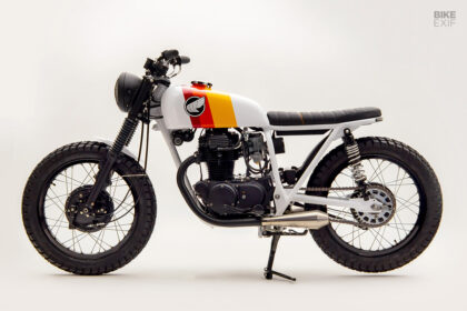 Honda CB360 scrambler by Slipstream Creations