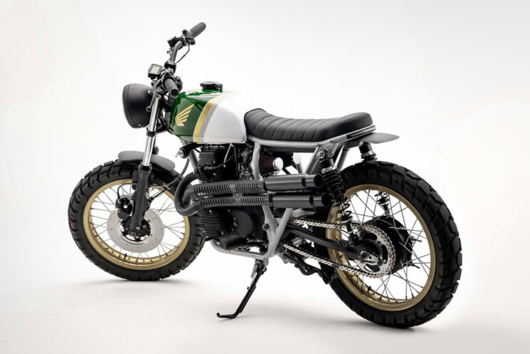 Honda CB360 scrambler by Slipstream Creations