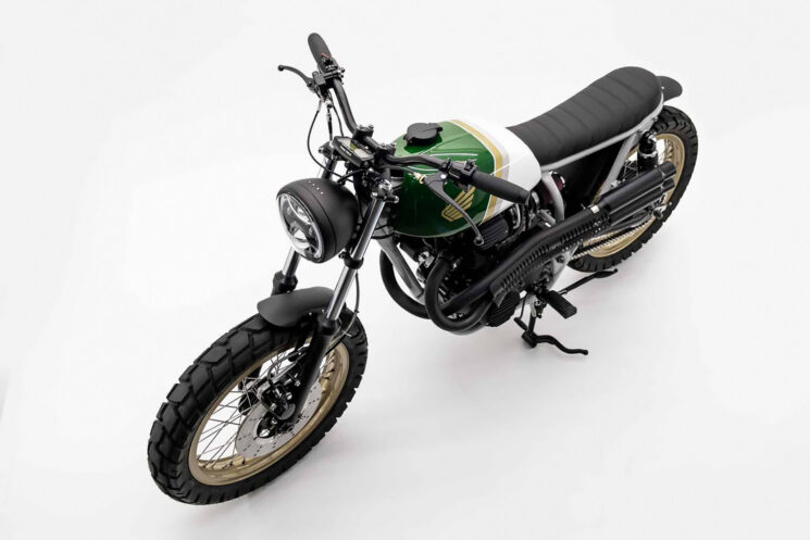 Honda CB360 scrambler by Slipstream Creations