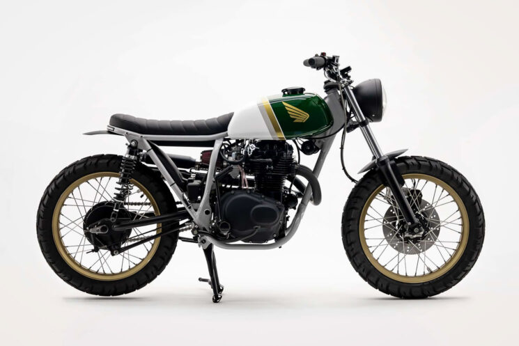 Honda CB360 scrambler by Slipstream Creations