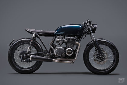 Honda CB550 cafe racer by Elemental Custom Cycles