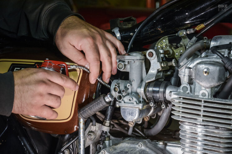 Reviving a 1975 Honda CB550F