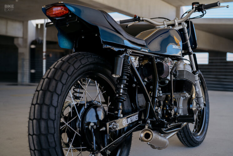 Honda CB750 flat tracker by Limey Bikes