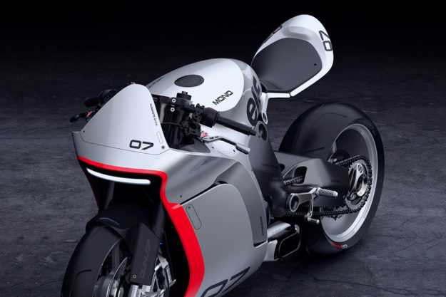 Huge Moto's retro-futuristic Honda CBR1000RR-based concept.