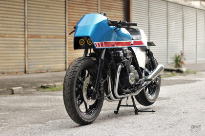 Honda CBX750 police bike cafe racer by FNG Works