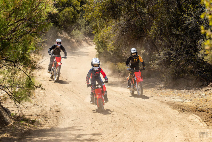 Riding the Honda CRF50F