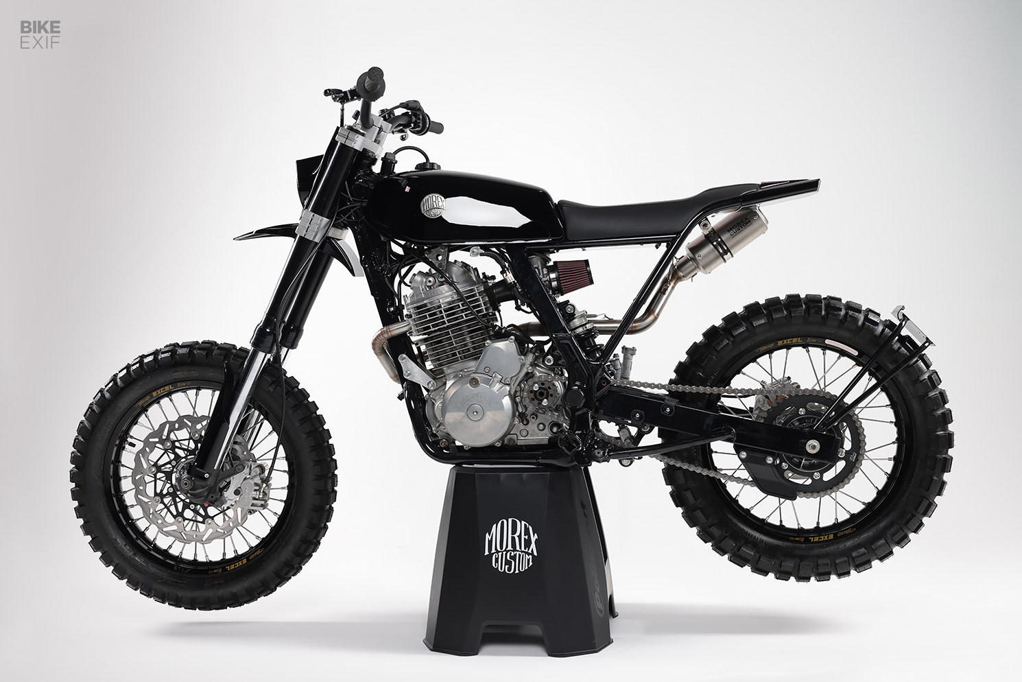 Honda Dominator scrambler by Morex Customs