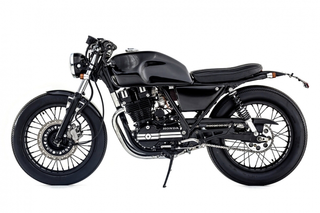 Honda GB250 customized by the Australian workshop Ellaspede.