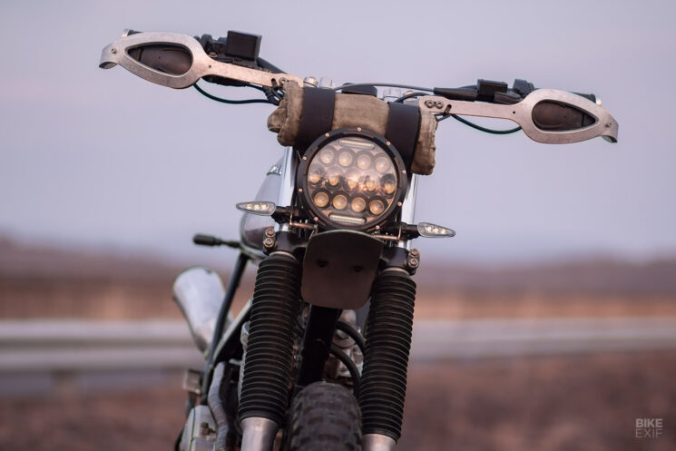 Custom Honda NX650 Dominator adventure bike