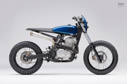 Honda NX650 Dominator scrambler by Earth Motorcycles