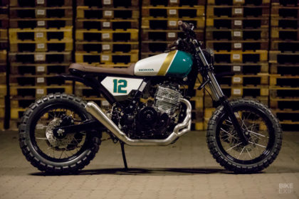 Honda NX650 Dominator street tracker by HB-Custom