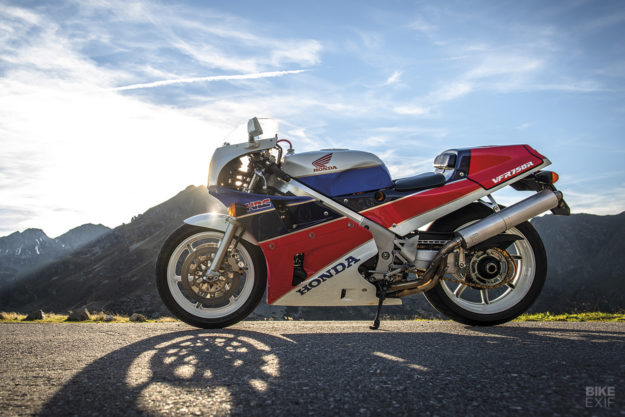 Soichiro’s finest: A Honda RC30 VFR750R owned by the Italian motorcycle photographer Alessio Barbanti