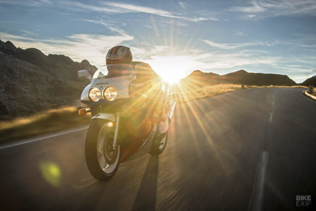 Soichiro’s finest: A Honda RC30 VFR750R owned by the Italian motorcycle photographer Alessio Barbanti