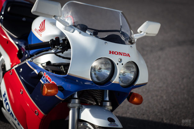 Soichiro’s finest: A Honda RC30 VFR750R owned by the Italian motorcycle photographer Alessio Barbanti