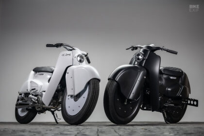 Two custom Honda Super Cubs 110 by K-Speed