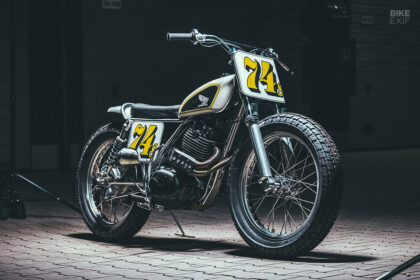 Honda XL500S flat tracker by Hombrese Bikes