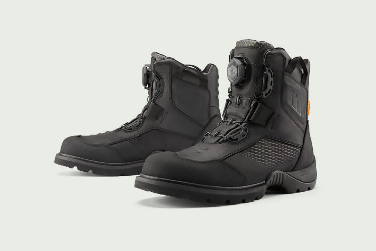 Icon Stormhawk waterproof motorcycle boot