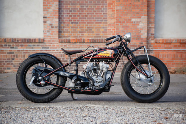 Indian Scout 101 restomod by Herzbube Motorcycles