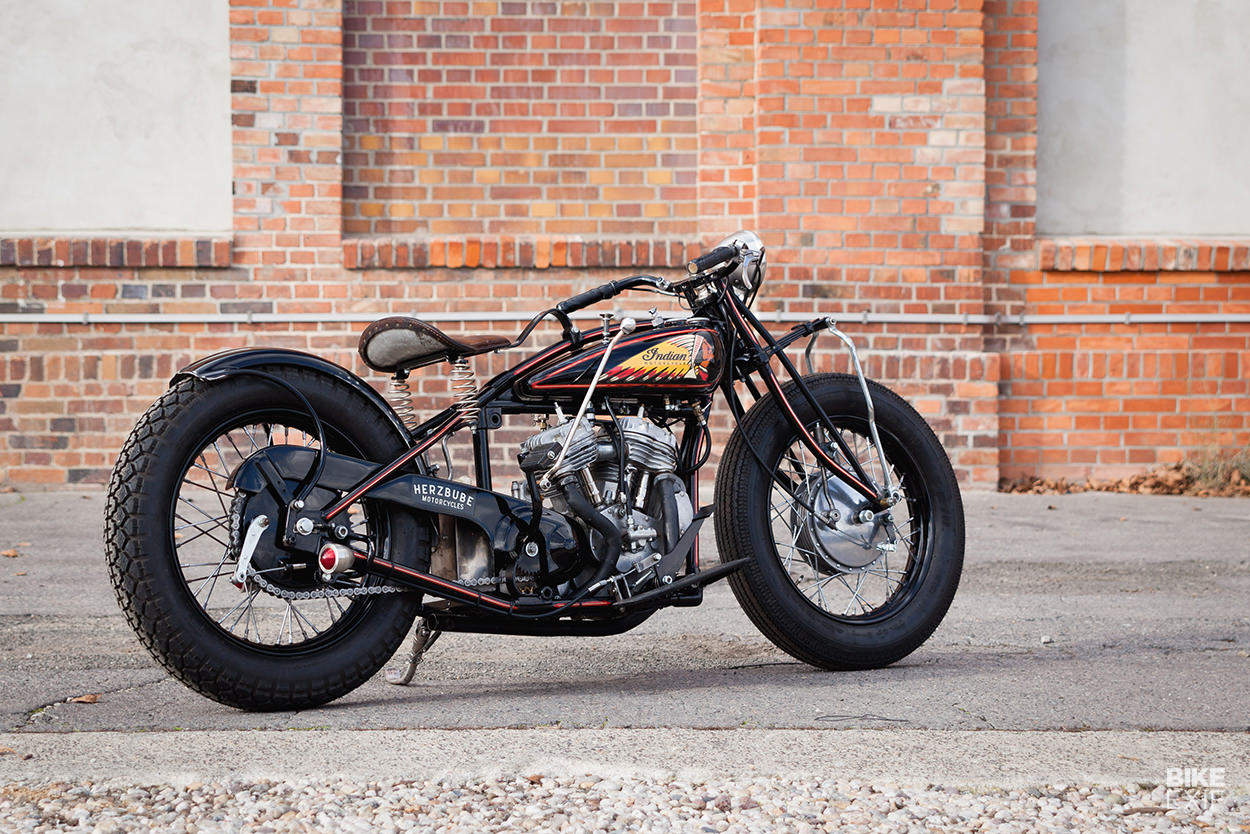 Indian Scout 101 restomod by Herzbube Motorcycles