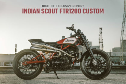 The Indian Scout FTR1200 Custom street tracker concept