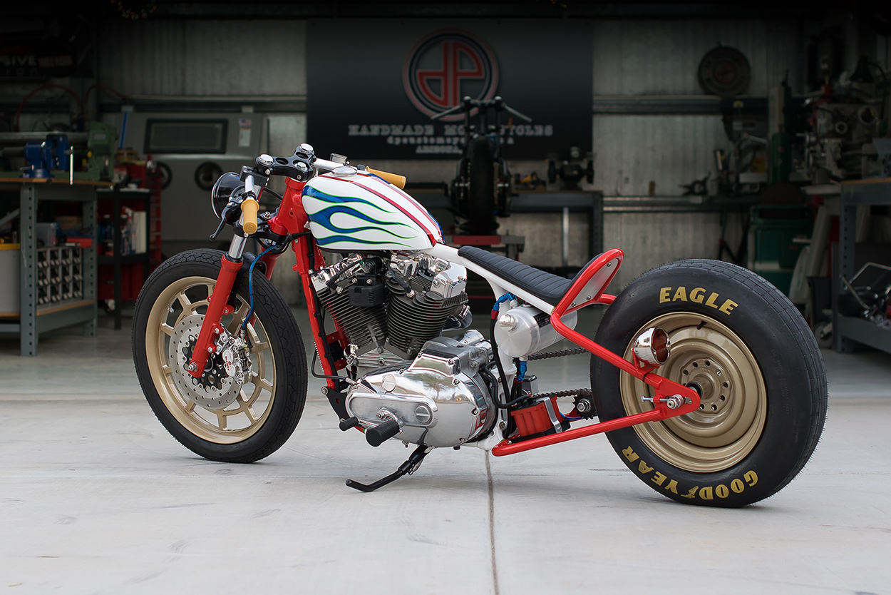 Shop Bike: A hot rodded, turbocharged Ironhead Sportster by DP Customs