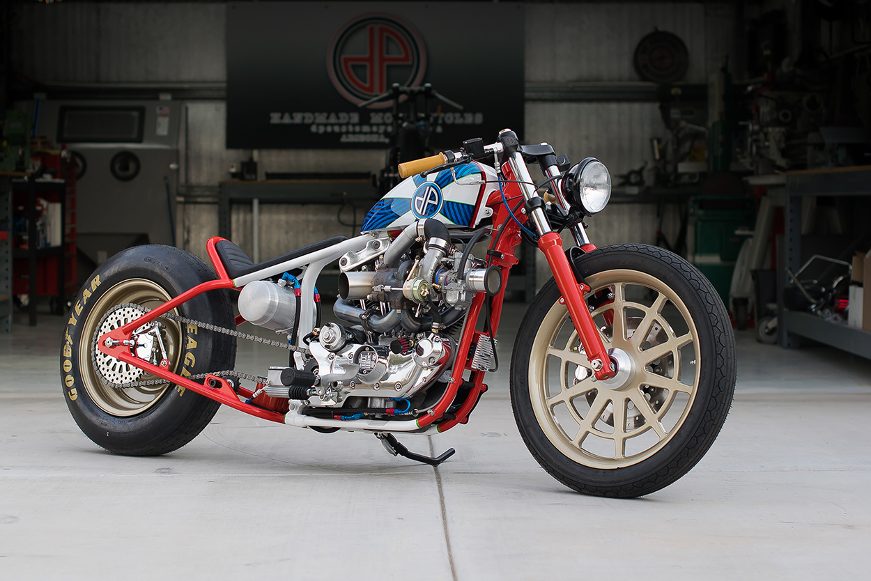 Shop Bike: A hot rodded, turbocharged Ironhead Sportster by DP Customs