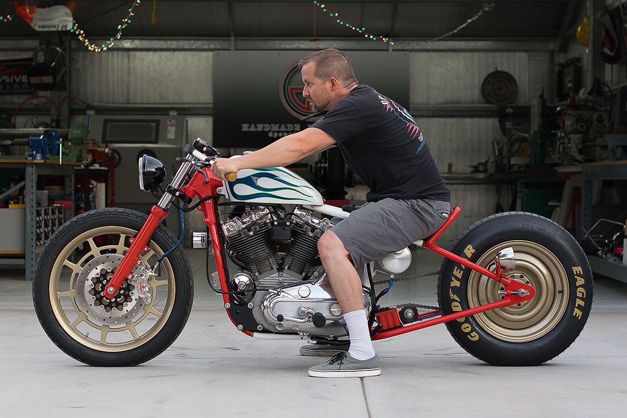 Shop Bike: A hot rodded, turbocharged Ironhead Sportster by DP Customs