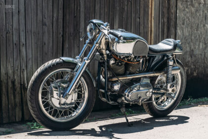 Harley Ironhead Sportster café racer by Rodsmith