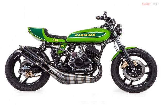 Kamikaze: Kawasaki H1 cafe racer