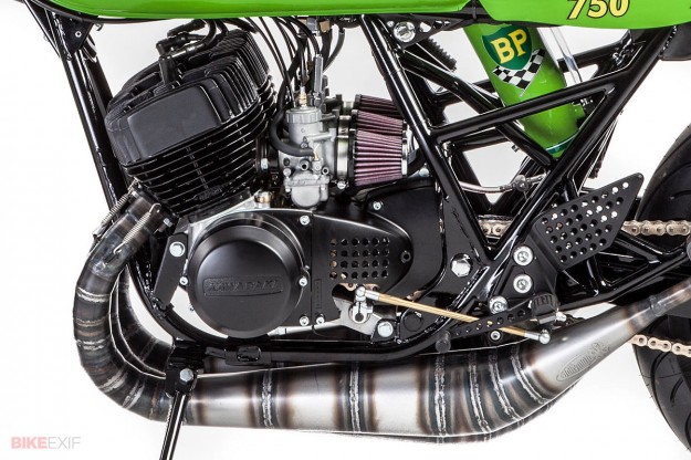 Kamikaze: Kawasaki H1 cafe racer