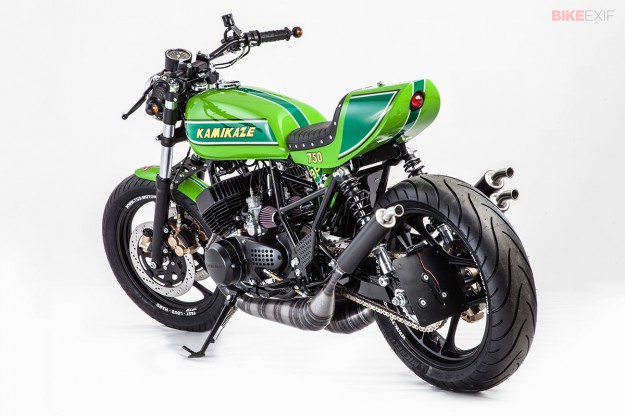 Kamikaze: Kawasaki H1 cafe racer