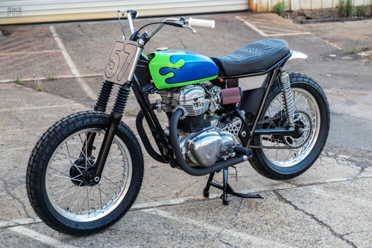 Kawasaki W650 hooligan flat track racer